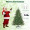 Foldable Christmas Tree with LED Lights PE Pine Cones PVC Leaves Sturdy Metal Stand